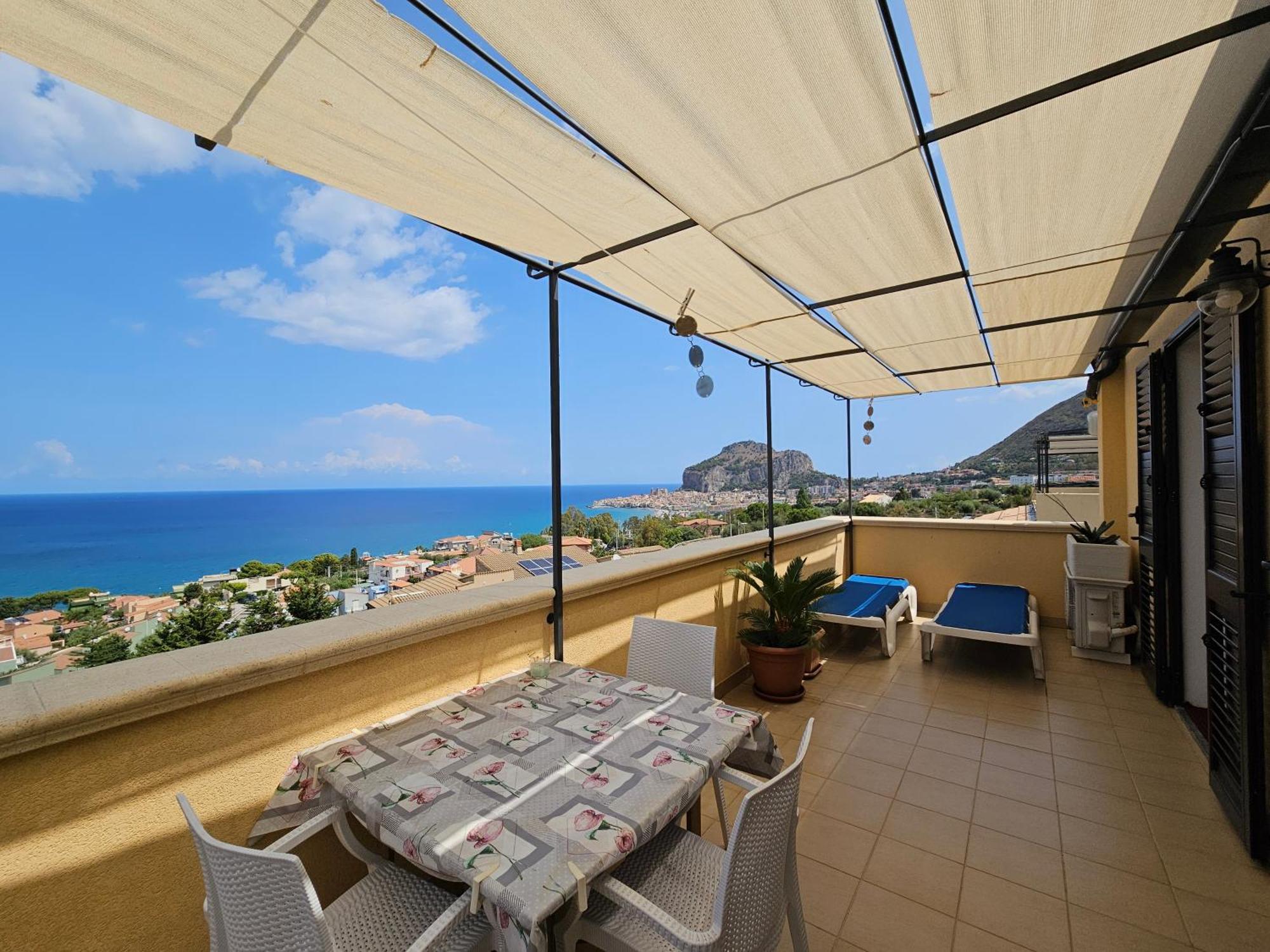 شقة Casa Panoramica Santa Lucia تْشيفالو المظهر الخارجي الصورة